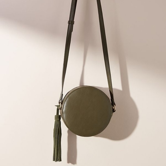 HTF NWT ANTHROPOLOGIE Woven Circle Bag - Picture 7 of 8